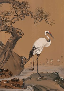 GOLDEN JAPANESE CRANES 2