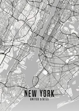 US New York City Map