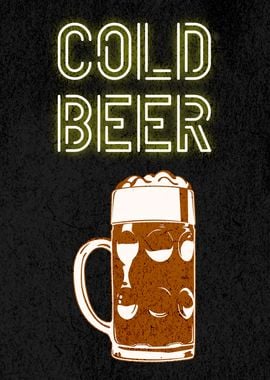 COLD BEER MUG FROSTY