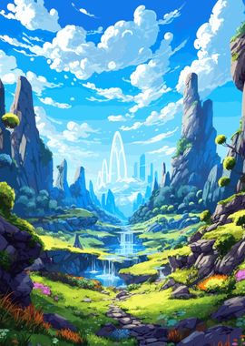 Super fantasy landscape