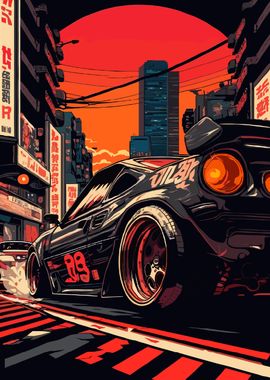 Jdm Car Poster