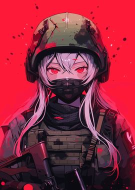 Soldier Waifu Yandere Art