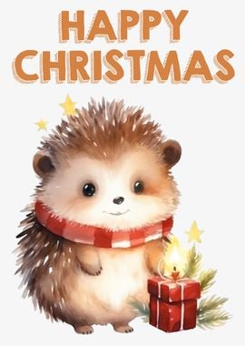 Merry Christmas Porcupine