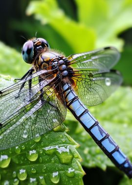 Wet Dragonfly