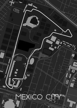 Mexico City Track Map