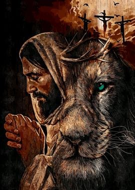 Jesus And Lion