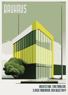 Bauhaus Modern Poster