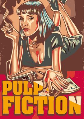 Pulp Fiction Retro movie