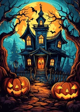 Halloween Pumpkin Castle