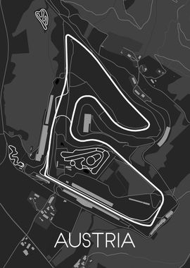 Austria Racing Track Map