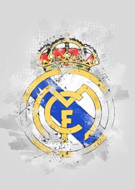 Real Madrid Spain Poster ' Poster, picture, metal print, paint by Nguyen  Thi Thu Hang