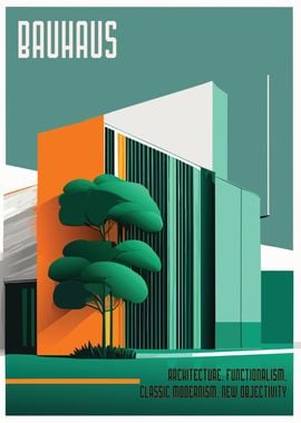 Bauhaus Modern Poster