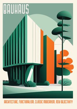 Bauhaus Modern Poster