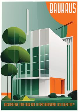 Bauhaus Modern Poster