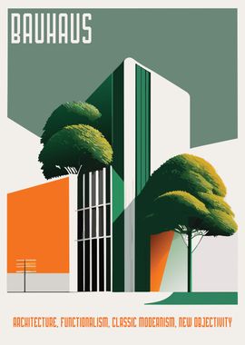 Bauhaus Modern Poster