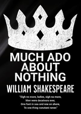 Much Ado  Shakespeare, Quote posters, Play poster