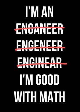 Engineer good with math