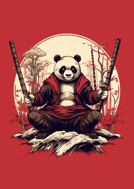 panda samurai japan