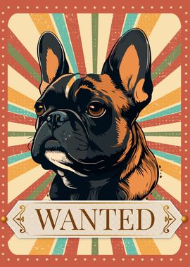 Wanted Dog Retro Vintage