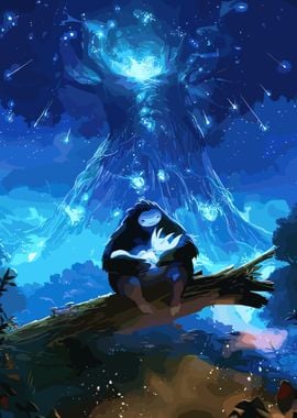 'Ori The Game' Poster, picture, metal print, paint by 아담 | Displate