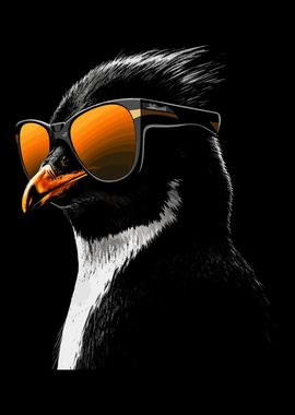 Penguin Sunglasses Cool