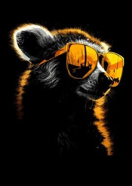 Lemur Sunglasses Cool Dj