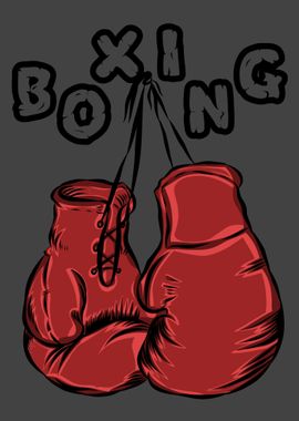 Boxing Gloves Poster