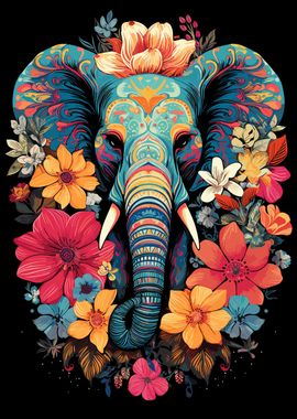 Psychedelic Elephant