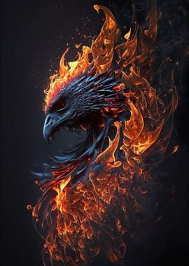 Mystical Phoenix Bird