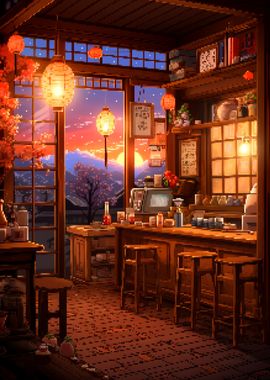 Cozy Ramen Shop Pixel