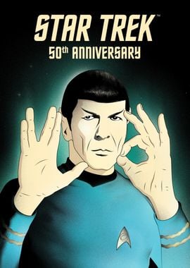 Spock Anniversary Art