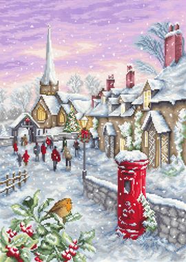 Christmas art print poster