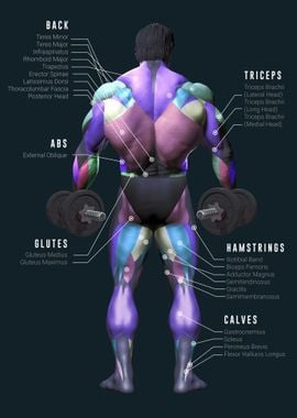 Fitness Muscle Chart