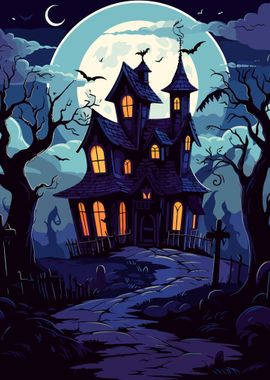 Halloween House Vector