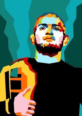 khabib pop art