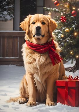 Golden Retriever Christmas