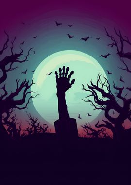 Halloween Hand Vector