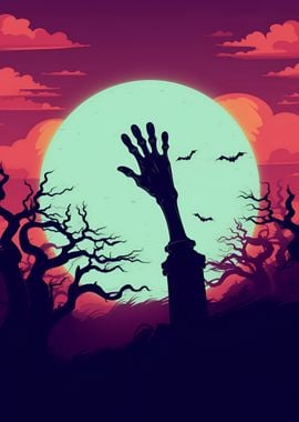 Halloween Hand Vector