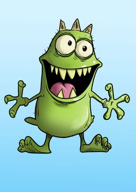 Funny monster