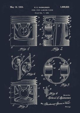 1931 Steel Strut Pistoneng