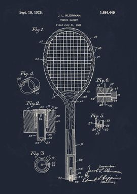 1928 Tennis Racket