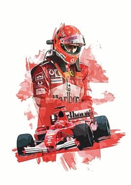 Michael Schumacher Poster