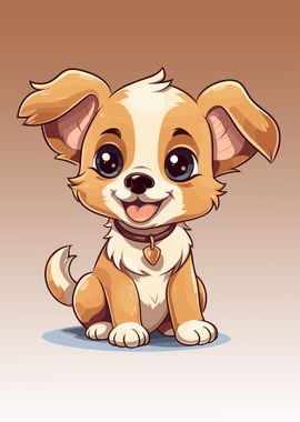 A cute puppy 