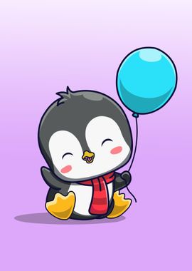 cute penguin animal 