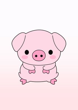 pig cute animal 