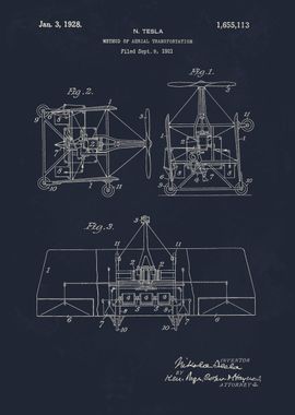 1921 Tesla aerial