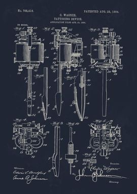 1904 Tattooing device