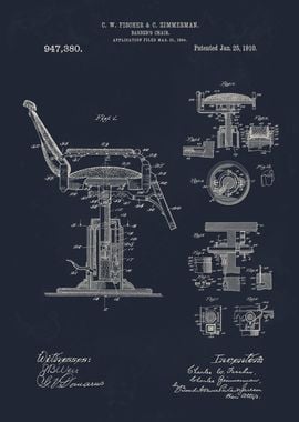 1910 Barbers chair