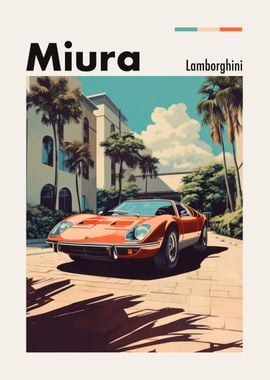 Vintage Lamborghini Miura