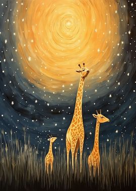 Giraffe and Star